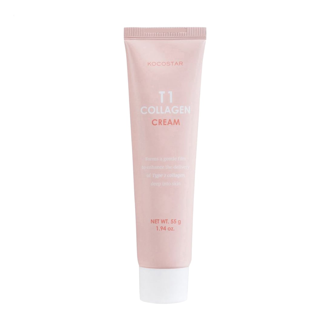 Колагеновий крем для обличчя Kocostar T1 Collagen Wrapping Cream Mask з колагеном типу I та шпателем, 55 г