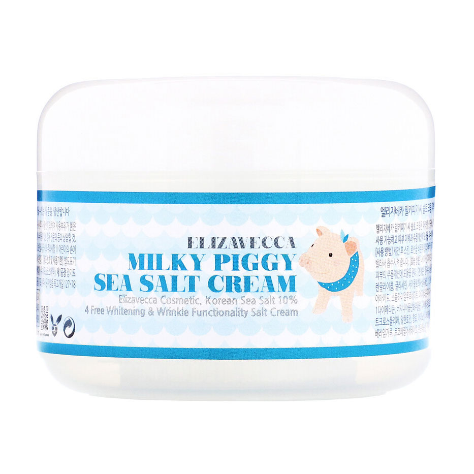 Сольовий колагеновий крем для обличчя Elizavecca Milky Piggy Sea Salt Cream, 100 мл